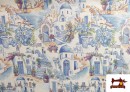 Acheter copy of Tissu en Gobelin avec Imprimé Ethnique