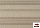 Vente de Toile Panama Imprimé Rayures Variées couleur Bronzé