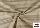 Acheter en ligne Toile Panama Imprimé Rayures Variées couleur Bronzé