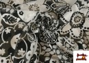 copy of Tissu Rouge à Pois Noirs