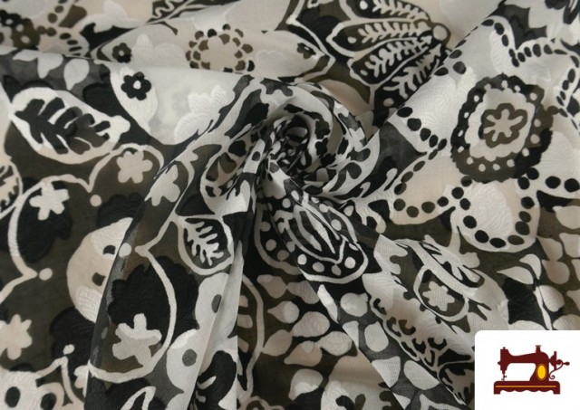 copy of Tissu Rouge à Pois Noirs