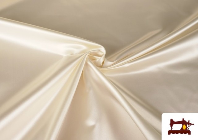 Vente de Tissu Satin de Mariée en Soie Naturelle