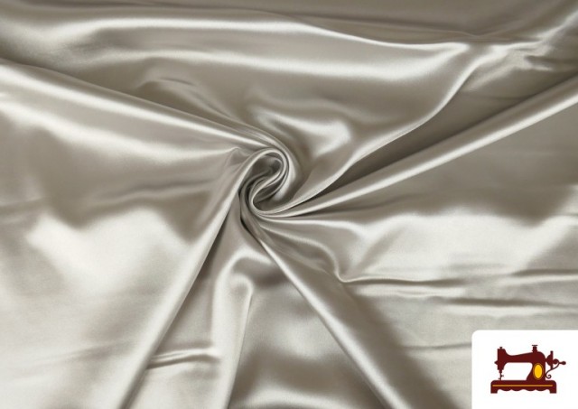 Vente de Tissu Crêpe Satin Raso Avec Élasthanne en Couleurs