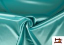 Tissu Crêpe Satin Raso Avec Élasthanne en Couleurs couleur Bleu turquoise Tissu Crêpe Satin Raso Avec Élasthanne en Couleurs couleur Bleu turquoise