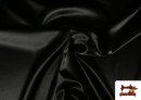 Vente en ligne de Tissu Crêpe Satin Raso Avec Élasthanne en Couleurs couleur Noir