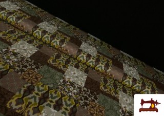 Tissu en Coton Imprimé Patchwork