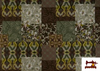 Vente de Tissu en Coton Imprimé Patchwork