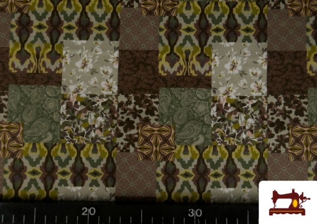 Acheter en ligne Tissu en Coton Imprimé Patchwork