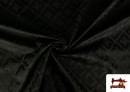 Acheter en ligne Tissu Fantaisie Jacquard Médiéval couleur Noir
