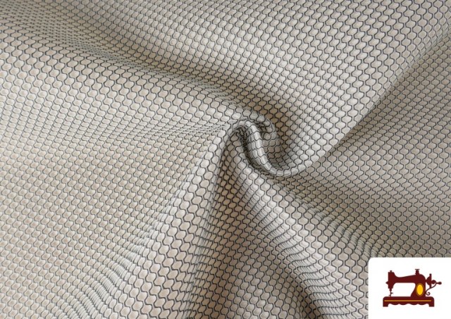 Vente en ligne de Tissu maille 3D Nid d'abeille Mesh Couleurs couleur Blanc