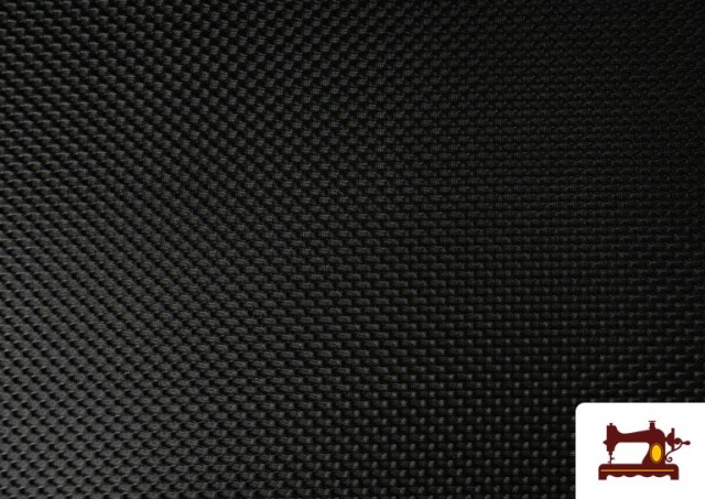 Tissu maille 3D Nid d'abeille Mesh Couleurs couleur Noir