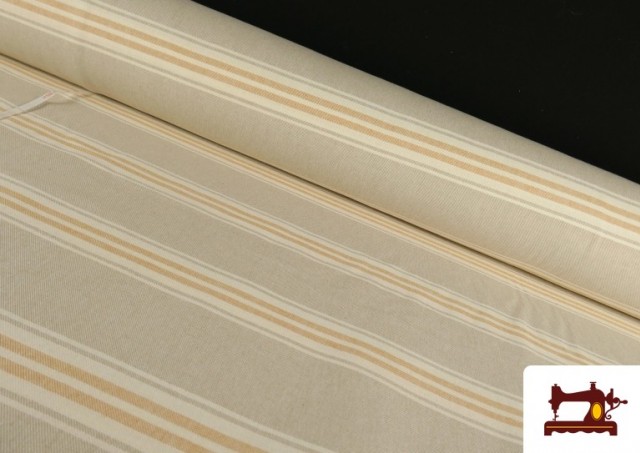 Tissu Loneta Panamá Imprimé couleur Jaune