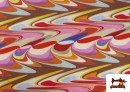 Acheter Tissu Jersey de Soie Imprimé Multicolore