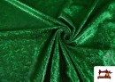 Vente de Tissu en Lycra Doré avec Hologramme Multicolore couleur Vert