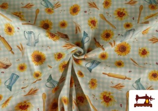 Vente en ligne de Tissu Tournesols et Ustensiles de Cuisine