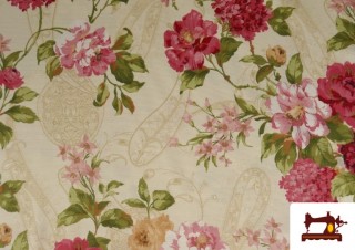 Acheter Tissu Fleurs Romantiques Vintage pour Décoration
