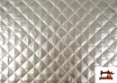Acheter Tissu Matelassé Métallisé en Relief couleur Argenté