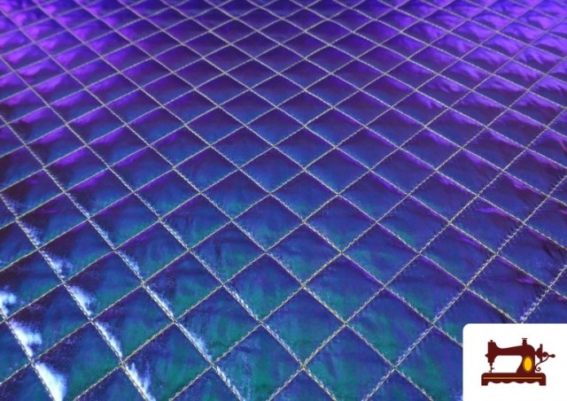 Vente de Tissu Métallisé en Relief Irridescent