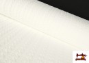 Vente de Tissu Maille pour Pull Tricot Tresse couleur Écru