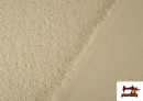 Vente en ligne de Tissu Pour Manteau Baguilla Curly Bouclé Coloré couleur Beige