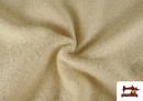 Tissu Pour Manteau Baguilla Curly Bouclé Coloré couleur Beige