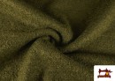 Acheter Tissu Pour Manteau Baguilla Curly Bouclé Coloré couleur Kaki