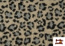 Vente de Tissu Mouton Imprimé Léopard