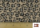 Acheter en ligne Tissu Mouton Imprimé Léopard