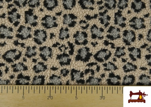 Acheter en ligne Tissu Mouton Imprimé Léopard