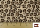 Tissu Mouton Imprimé Léopard