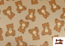 Acheter Tissu Sweat French Terry Imprimé Oursons en Peluche