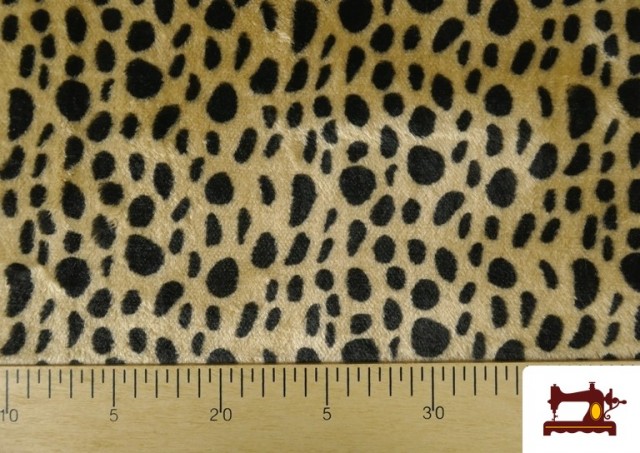 Acheter en ligne Tissu à Poil Imitation Léopard