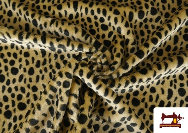 Vente en ligne de Tissu à Poil Imitation Léopard