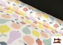 Acheter Tissu Sweat French Terry Imprimé Fruits Colorés