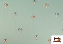 Vente de Tissu jersey imprimé oursons avec parachutes enfant