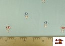 Acheter en ligne Tissu jersey imprimé oursons avec parachutes enfant