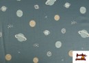 Vente de Tissu Jersey avec Imprimé Planètes Enfant