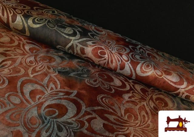 Tissu jersey viscose floral jacquard