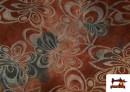 Vente de Tissu jersey viscose floral jacquard