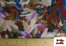 Acheter en ligne Tissu viscose imprimé multicolore