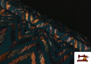 Tissu viscose imprimé pour vêtements féminins