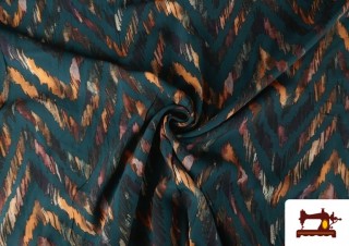 Acheter en ligne Tissu viscose imprimé pour vêtements féminins