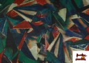 Vente de Tissu jersey roma imprimé abstrait cubiste
