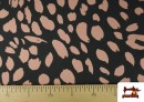 Acheter en ligne Tissu Maille avec Viscose Imprimé Pois