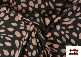 Vente en ligne de Tissu Maille avec Viscose Imprimé Pois