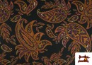 Vente de Tissu Maille avec Viscose Imprimé Cachemire