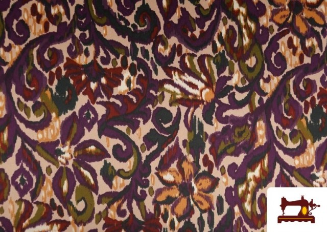 Vente de Tissu Viscose Imprimé Floral