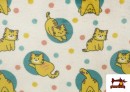 Acheter Tissu Coraline Polaire Doux au Toucher Imprimé Chats