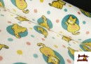 Tissu Coraline Polaire Doux au Toucher Imprimé Chats