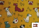 Acheter Tissu Coraline Polaire Doux au Toucher Imprimé Chiens